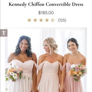 Revelry Kennedy Chiffon Convertible Dress